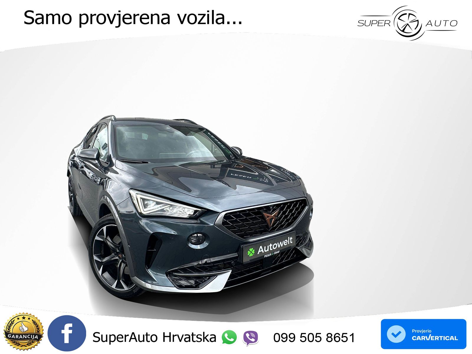 Cupra Formentor 1.4 TSI (245 KS) e-Hybrid DSG VZ LED+GR SJED+ACC