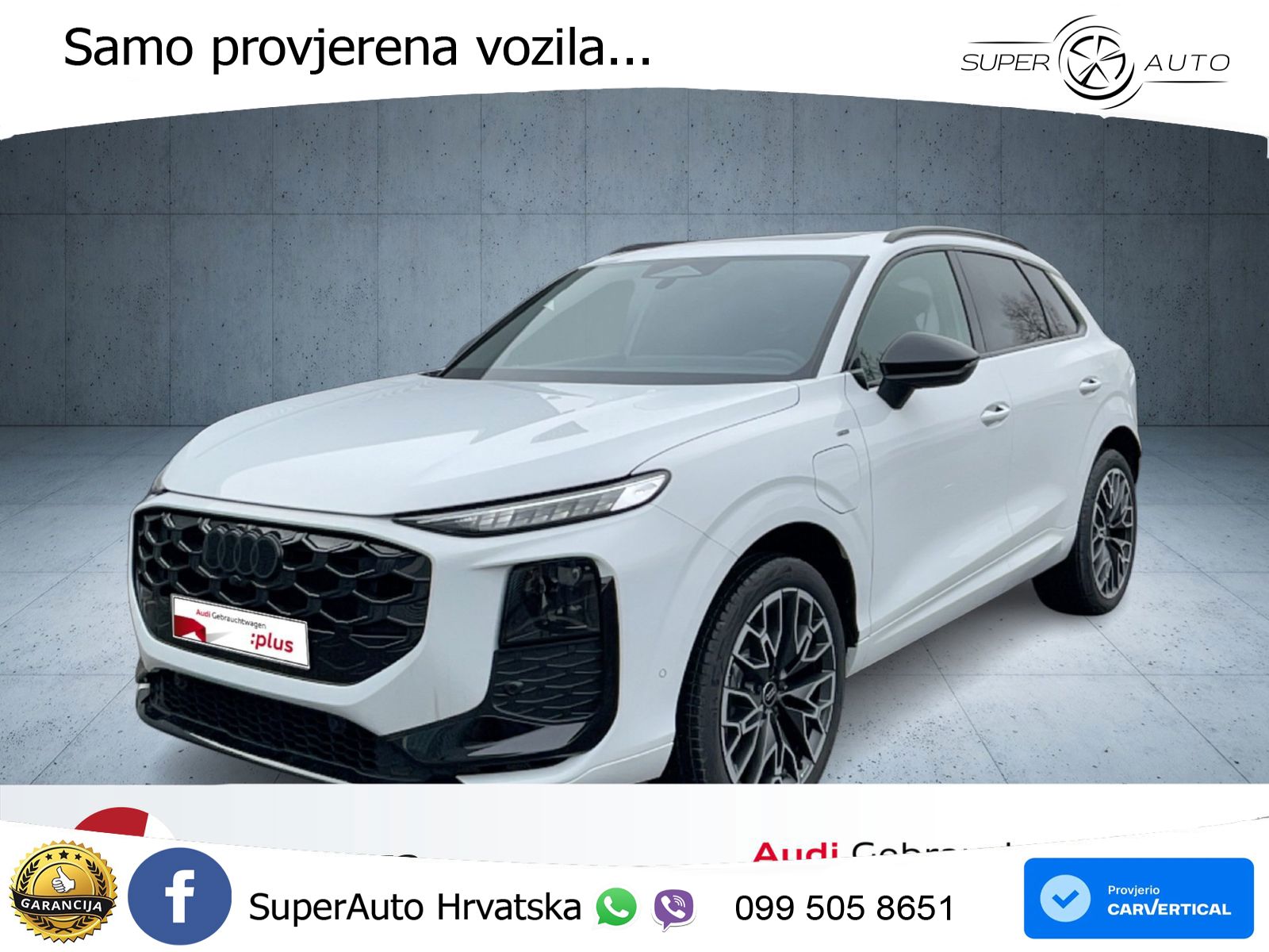 Audi Q3 1.5 TFSIe (272 KS) S tronic S line LED+GR SJED+ACC