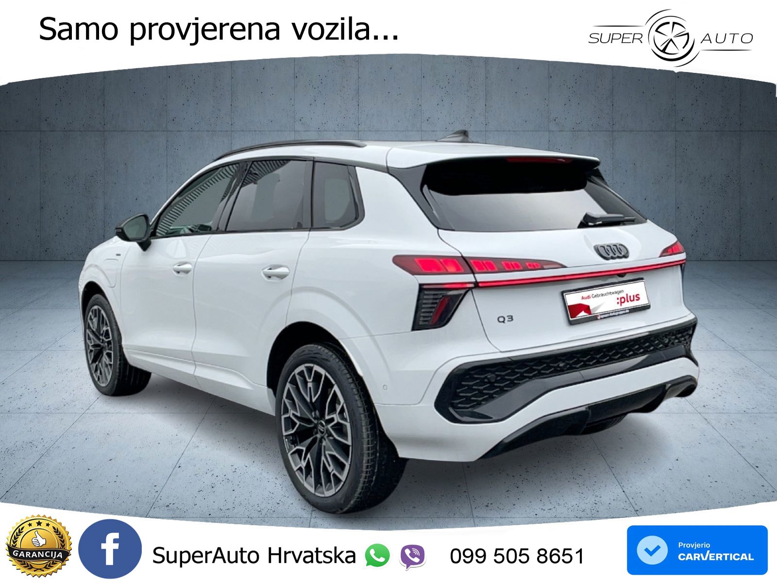 Audi Q3 1.5 TFSIe (272 KS) S tronic S line LED+GR SJED+ACC