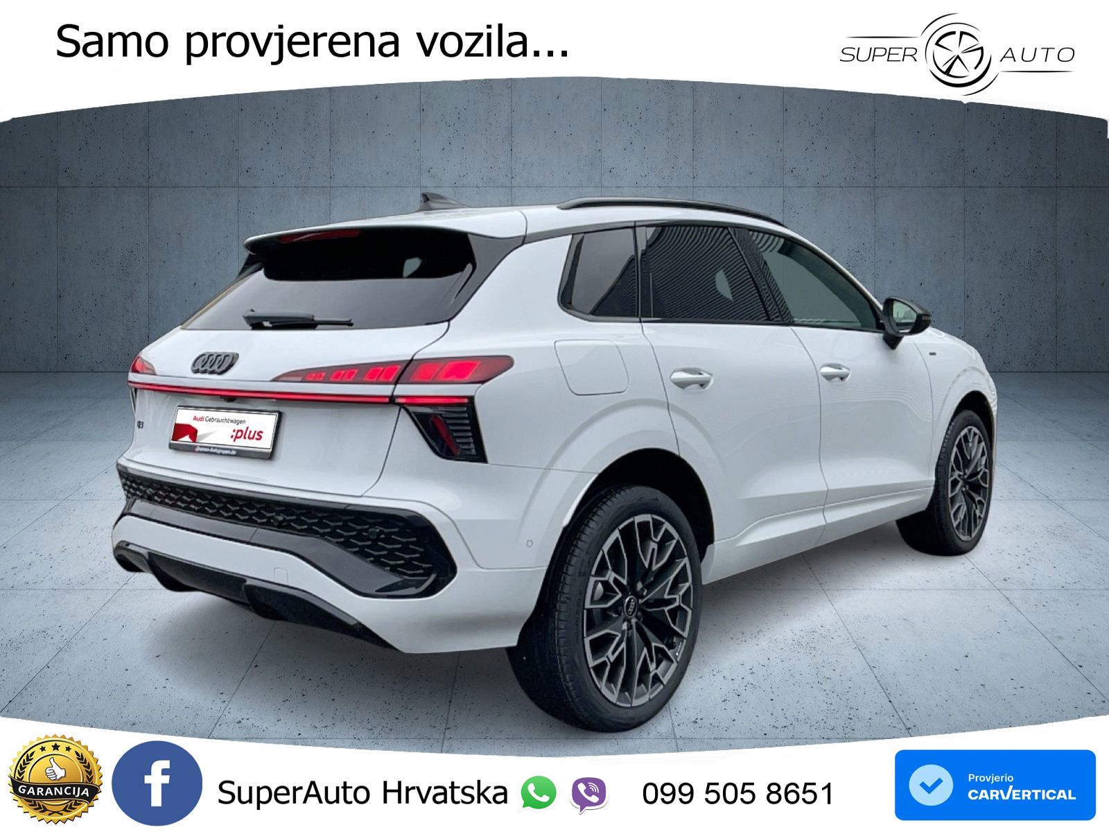 Audi Q3 1.5 TFSIe (272 KS) S tronic S line LED+GR SJED+ACC