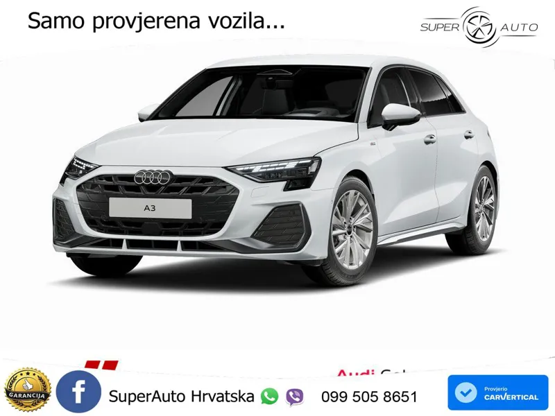 Audi A3 35 TFSI (150 KS) S tronic S line LED+GR SJED+ACC