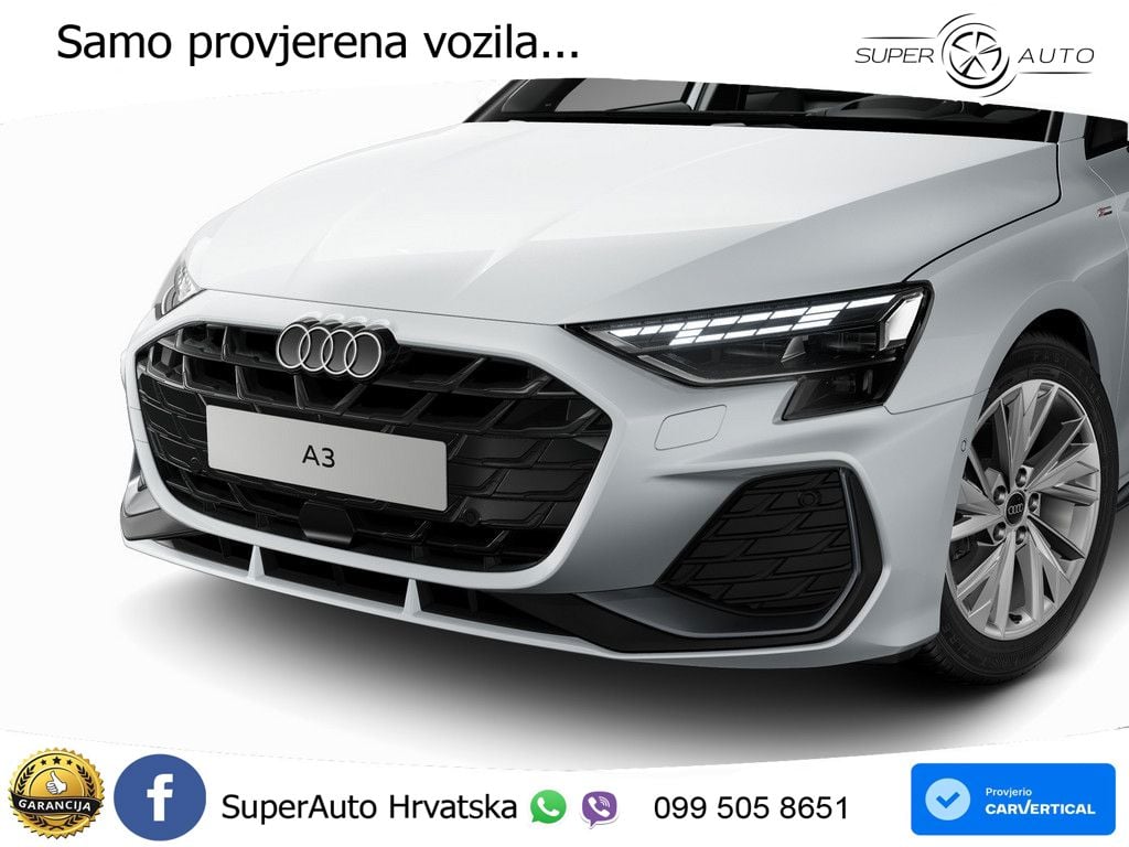 Audi A3 35 TFSI (150 KS) S tronic S line LED+GR SJED+ACC