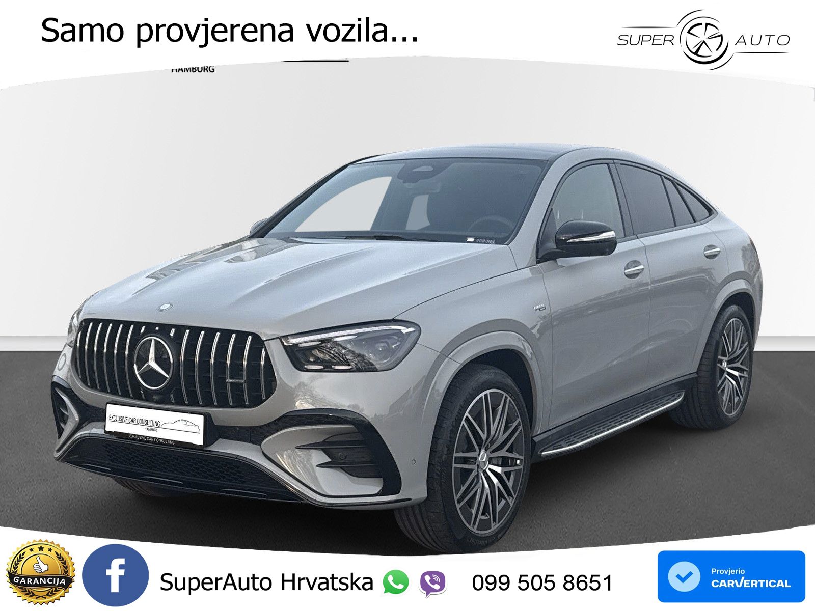 Mercedes AMG GLE Coupe 53 (435 KS) EQ Boost 4MATIC+ AMG SPEEDSHIFT TCT 9G ACC+HEAD+4xGR SJED+360+PANO