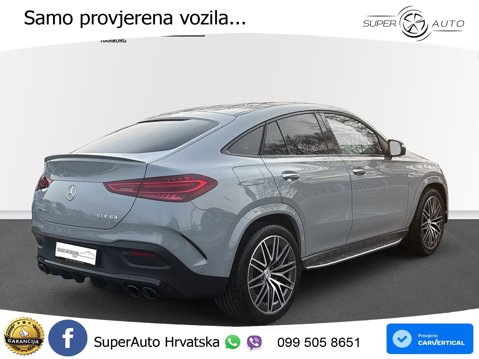 Mercedes AMG GLE Coupe 53 (435 KS) EQ Boost 4MATIC+ AMG SPEEDSHIFT TCT 9G ACC+HEAD+4xGR SJED+360+PANO