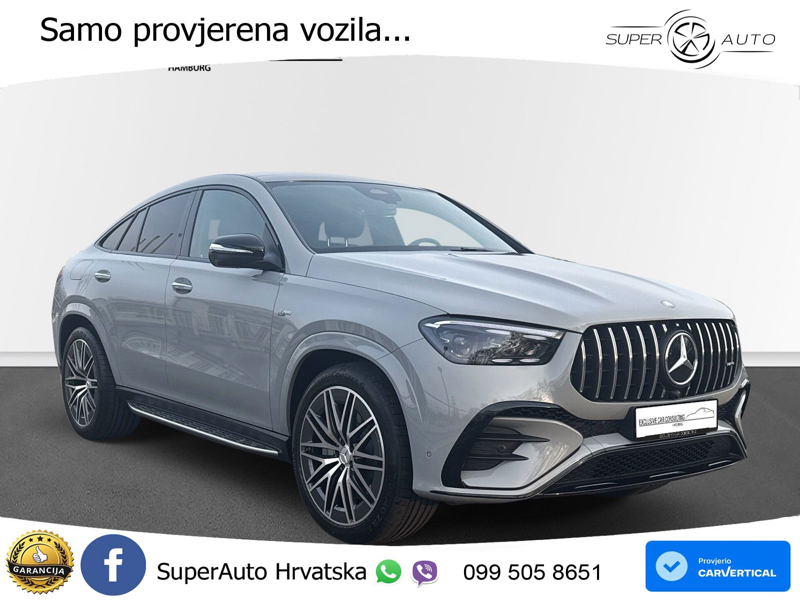 Mercedes AMG GLE Coupe 53 (435 KS) EQ Boost 4MATIC+ AMG SPEEDSHIFT TCT 9G ACC+HEAD+4xGR SJED+360+PANO