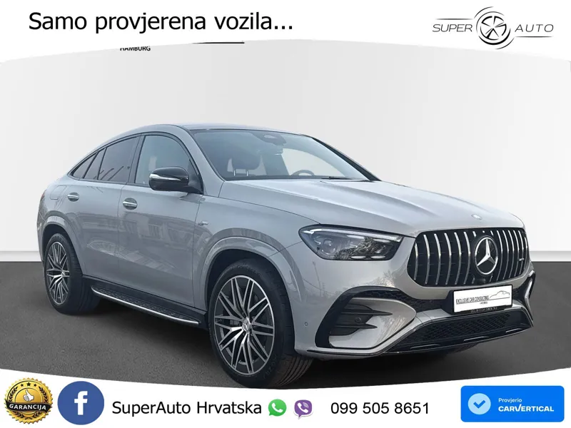 Mercedes AMG GLE Coupe 53 (435 KS) EQ Boost 4MATIC+ AMG SPEEDSHIFT TCT 9G ACC+HEAD+4xGR SJED+360+PANO