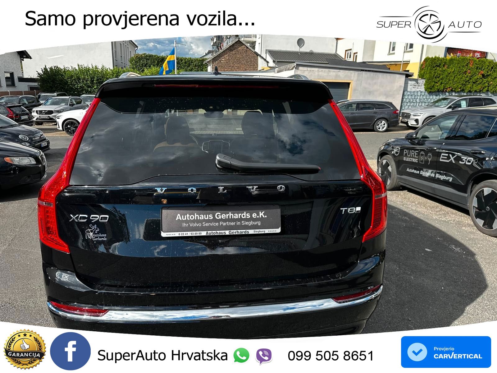 Volvo XC90 2.0 T8 AWD Automatic ACC+HEAD+4xGR SJED+360+PANO