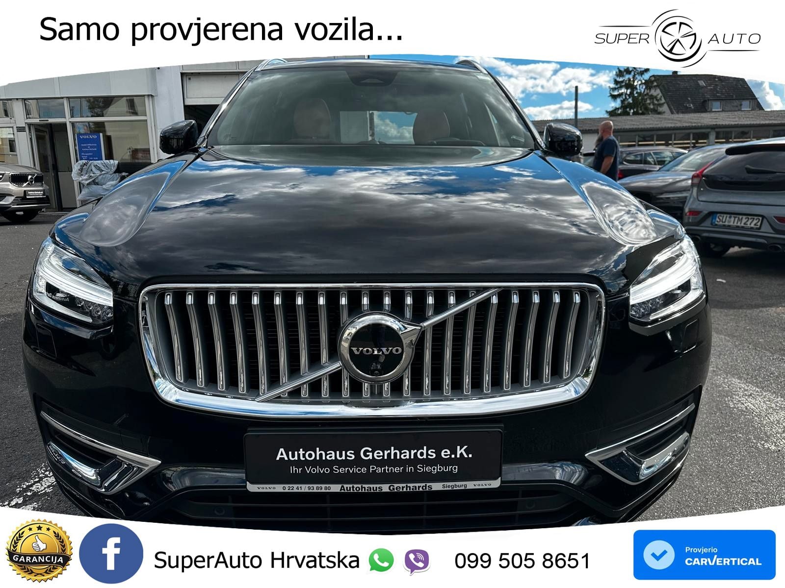 Volvo XC90 2.0 T8 AWD Automatic ACC+HEAD+4xGR SJED+360+PANO
