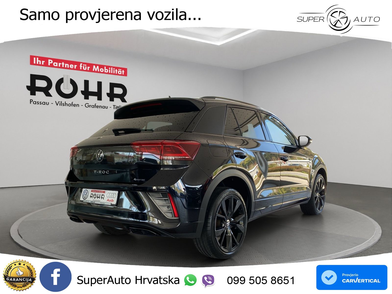 Volkswagen T-Roc I 2.0 TSI (190 KS) 4M DSG LED+GR SJED+ACC