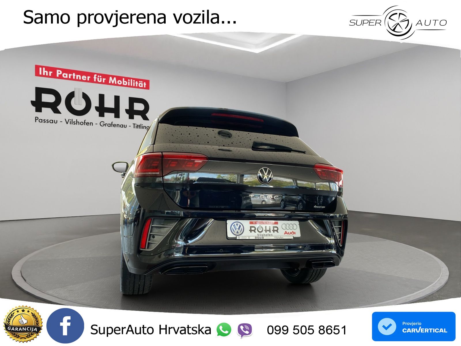 Volkswagen T-Roc I 2.0 TSI (190 KS) 4M DSG LED+GR SJED+ACC