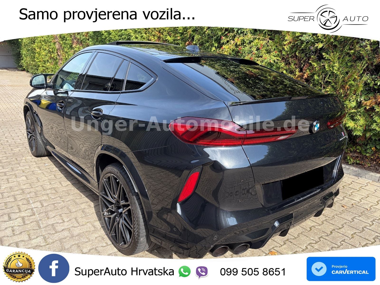 BMW X6 M Competition 4.4 V8 (625 KS) xDrive Steptronic ZRAČNI+ACC+GR SJED+KAM+PANO