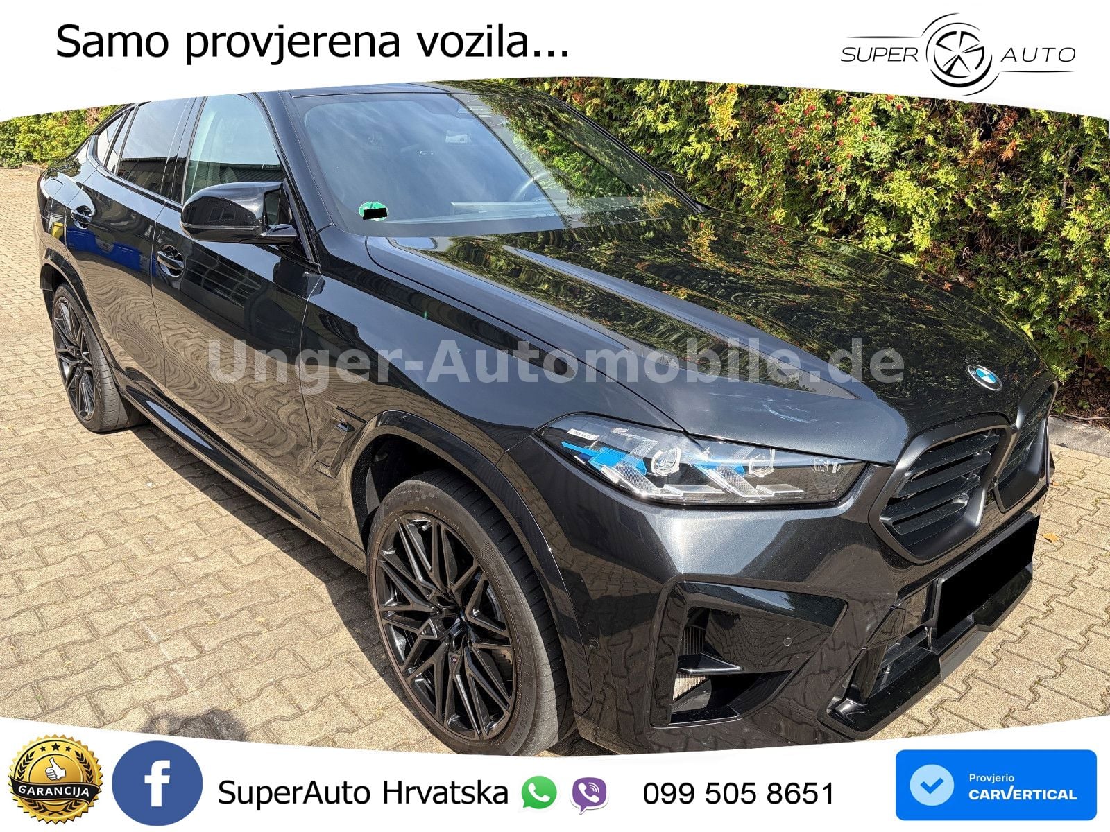 BMW X6 M Competition 4.4 V8 (625 KS) xDrive Steptronic ZRAČNI+ACC+GR SJED+KAM+PANO