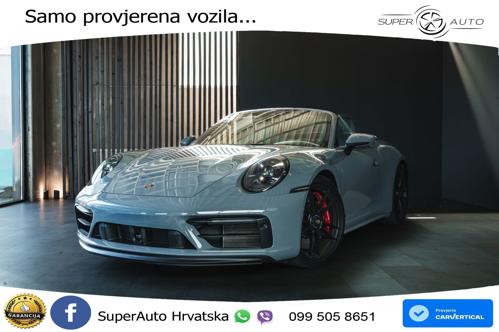 Porsche 911 Carrera 4 GTS Cabriolet 3.0 (480 KS) PDK LED+GR SJED+ACC