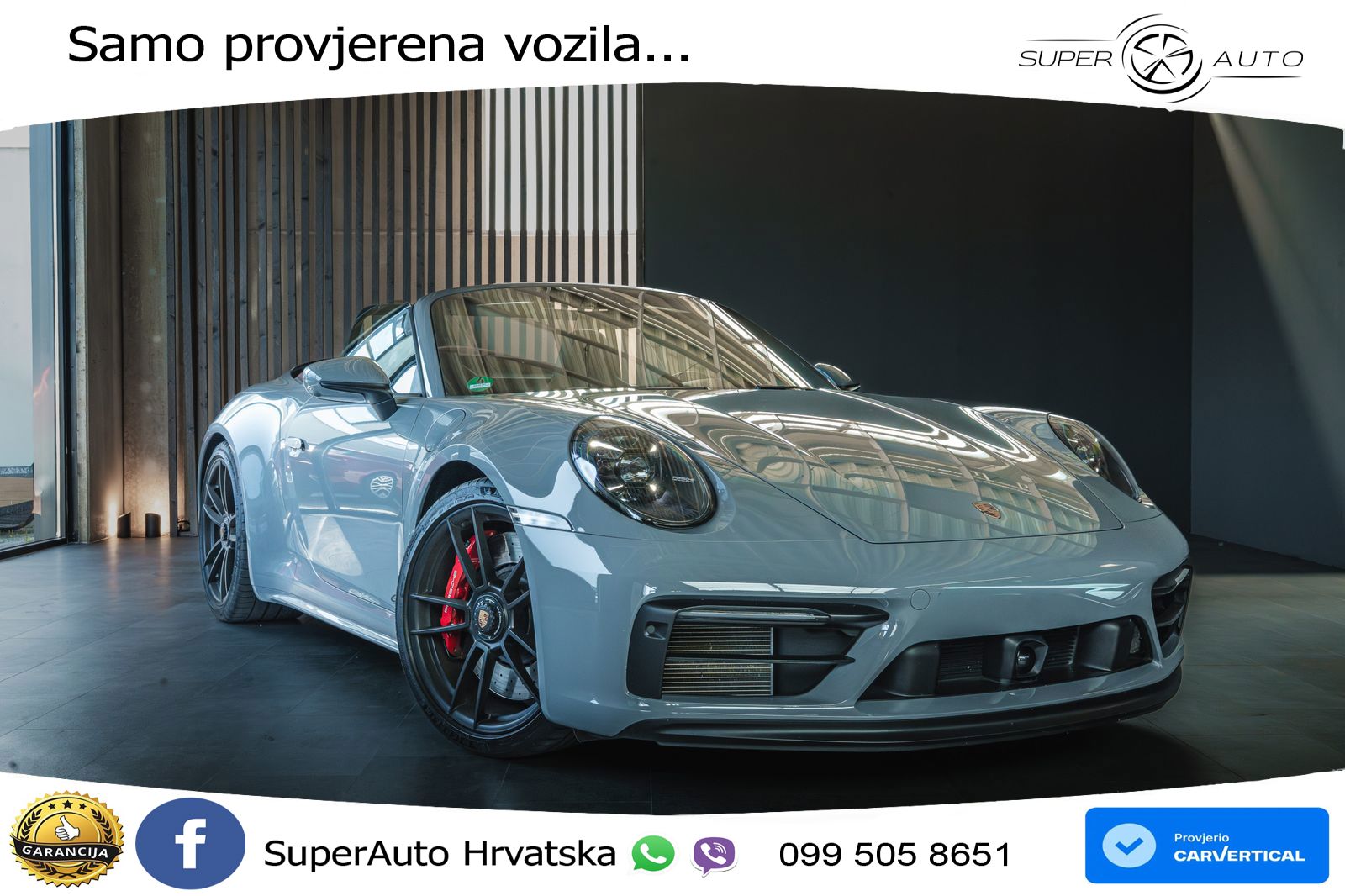 Porsche 911 Carrera 4 GTS Cabriolet 3.0 (480 KS) PDK LED+GR SJED+ACC