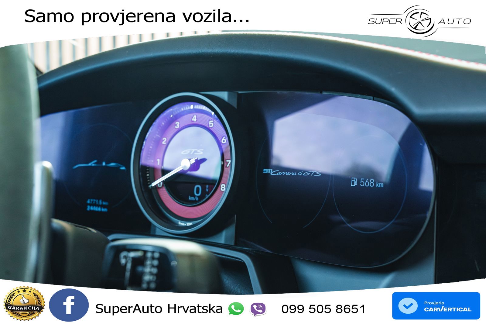 Porsche 911 Carrera 4 GTS Cabriolet 3.0 (480 KS) PDK LED+GR SJED+ACC
