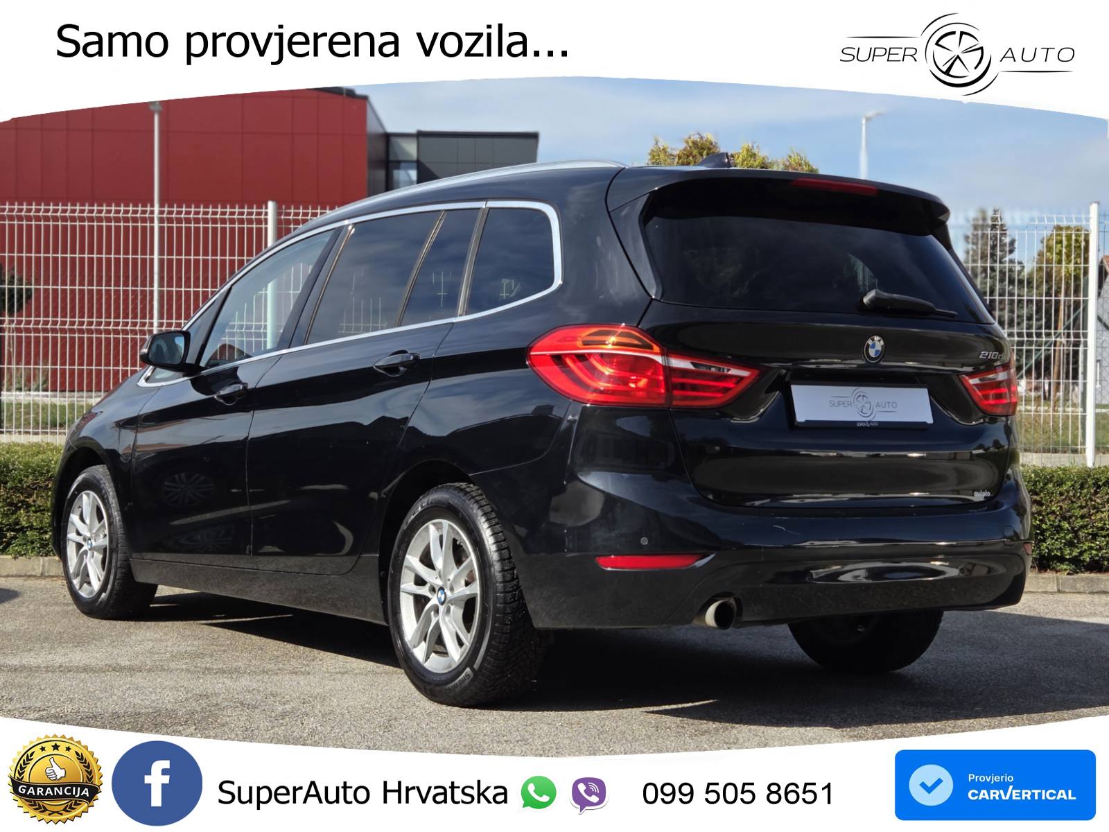 BMW 218d Gran Tourer (150 Hp) Steptronic 7-SJED REG 02/27