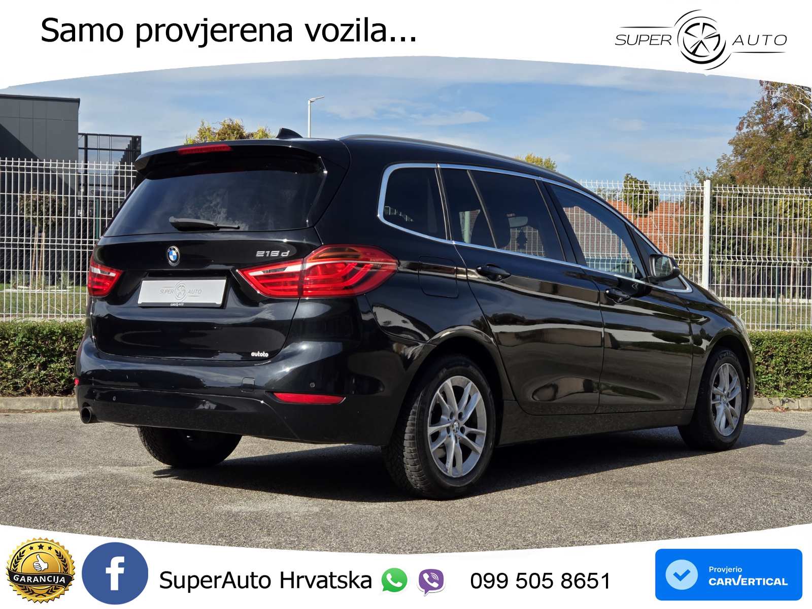 BMW 218d Gran Tourer (150 Hp) Steptronic 7-SJED REG 02/27
