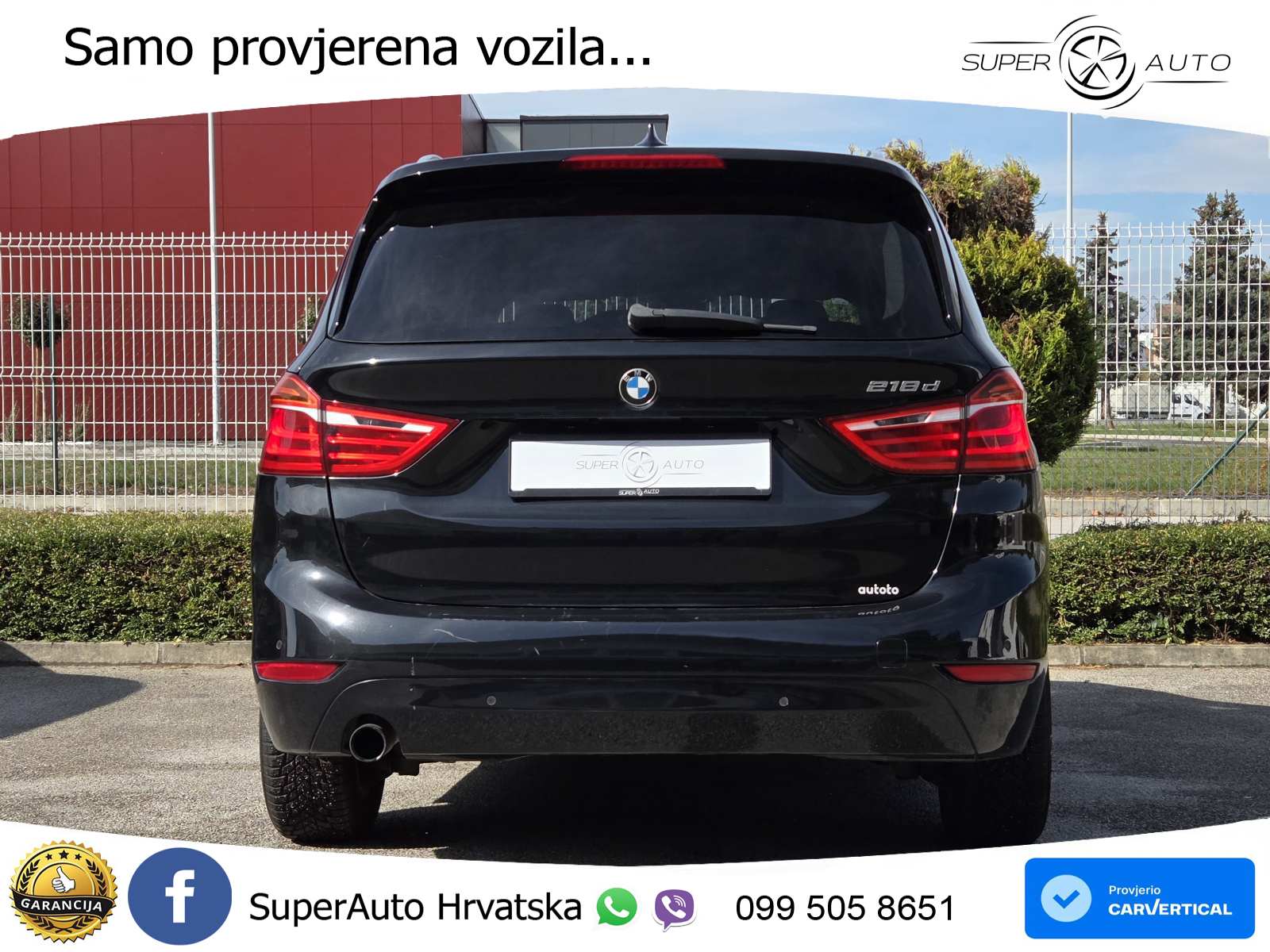 BMW 218d Gran Tourer (150 Hp) Steptronic 7-SJED REG 02/27