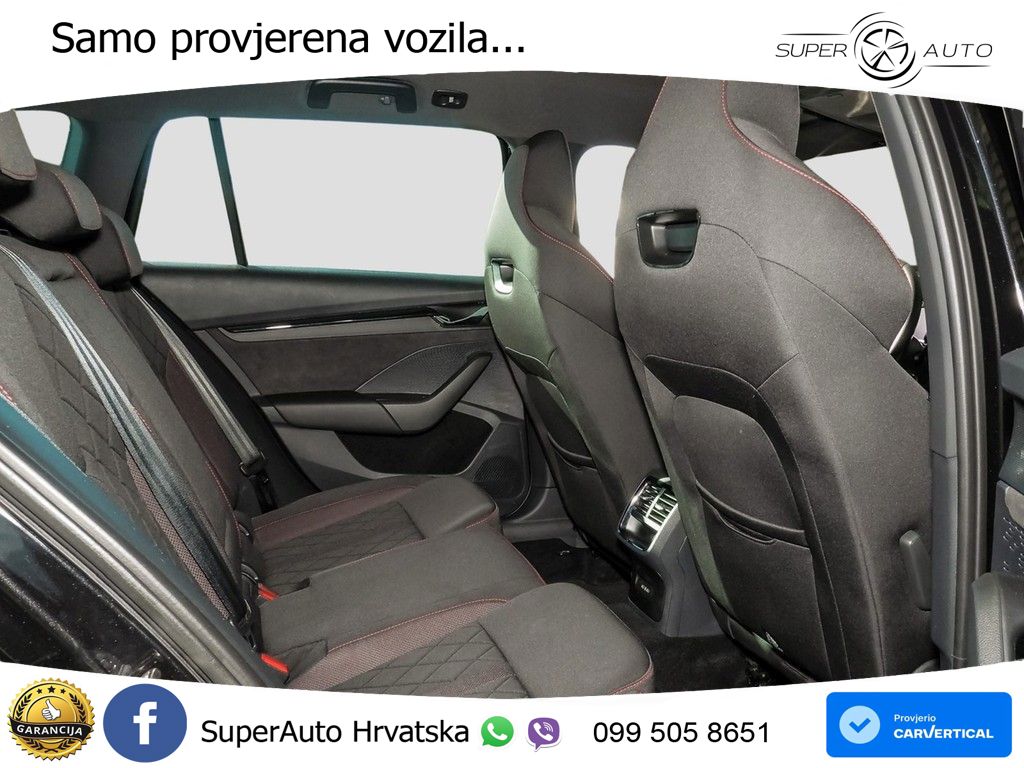 Škoda Octavia Combi RS 2.0 TDI (200 KS) DSG MATRIX+GR SJED+KAM