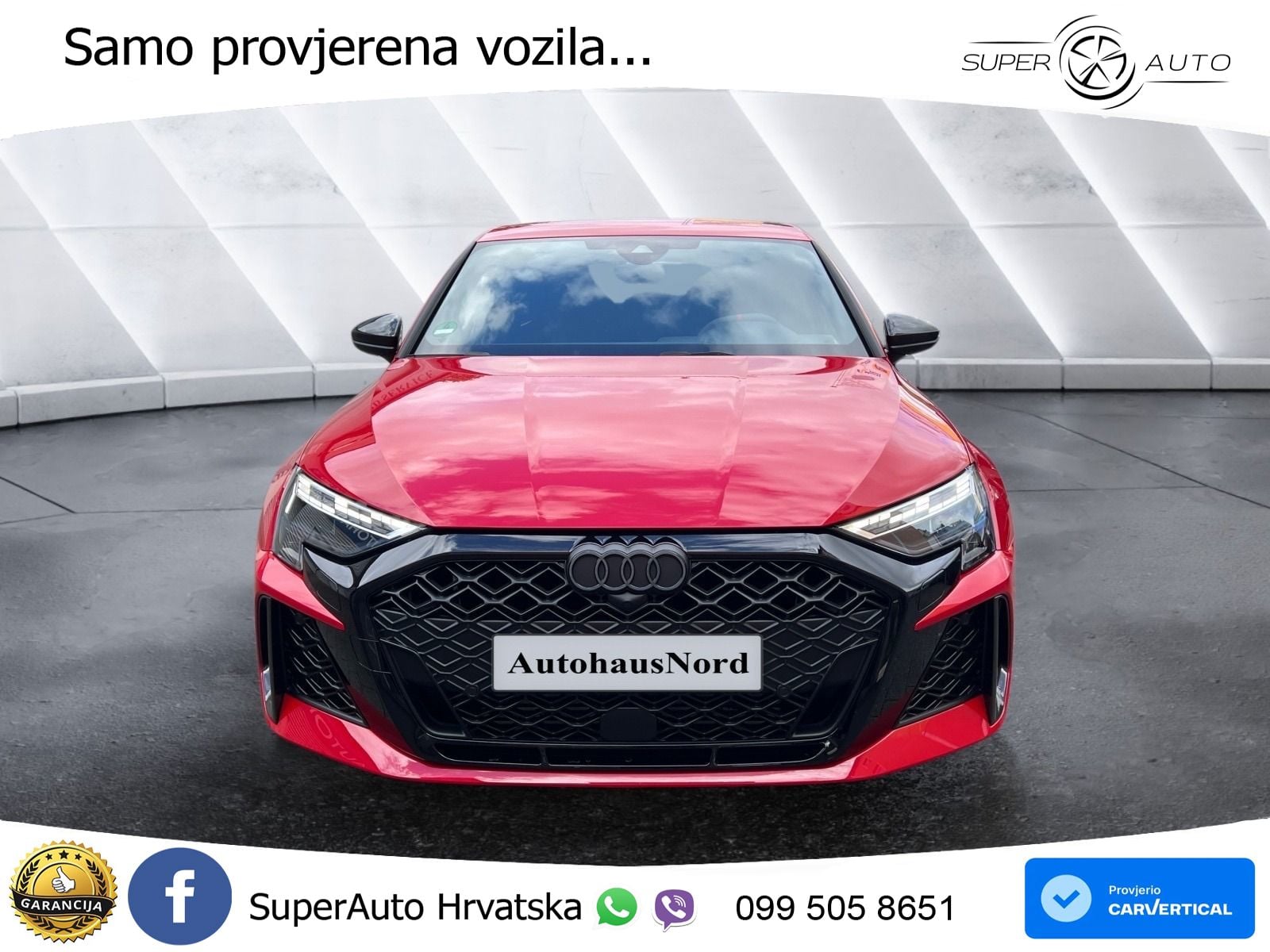 Audi RS3 Sedan 2.5 TFSI (400 KS) quattro S tronic LED+GR SJED+ACC