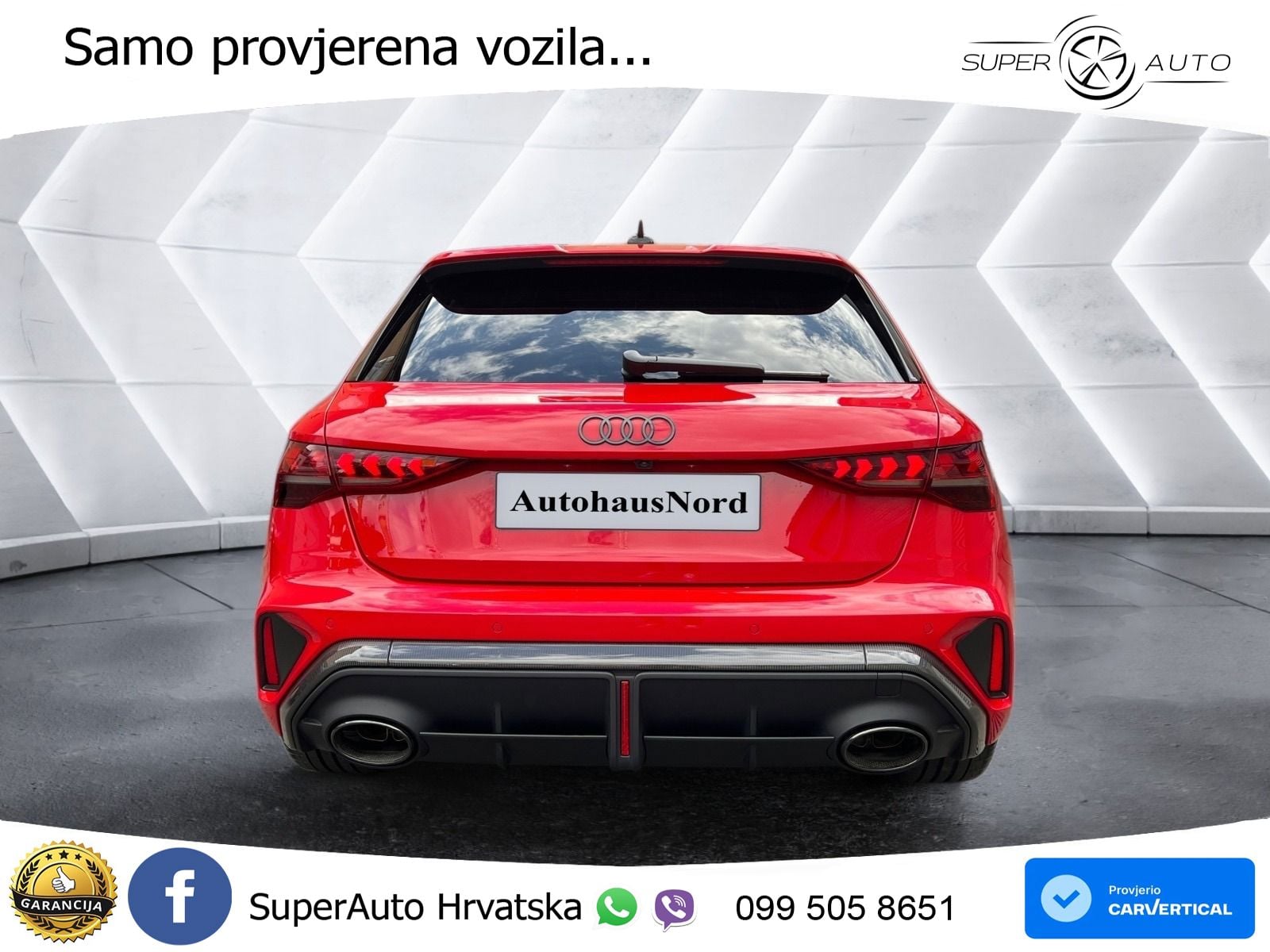 Audi RS3 Sedan 2.5 TFSI (400 KS) quattro S tronic LED+GR SJED+ACC