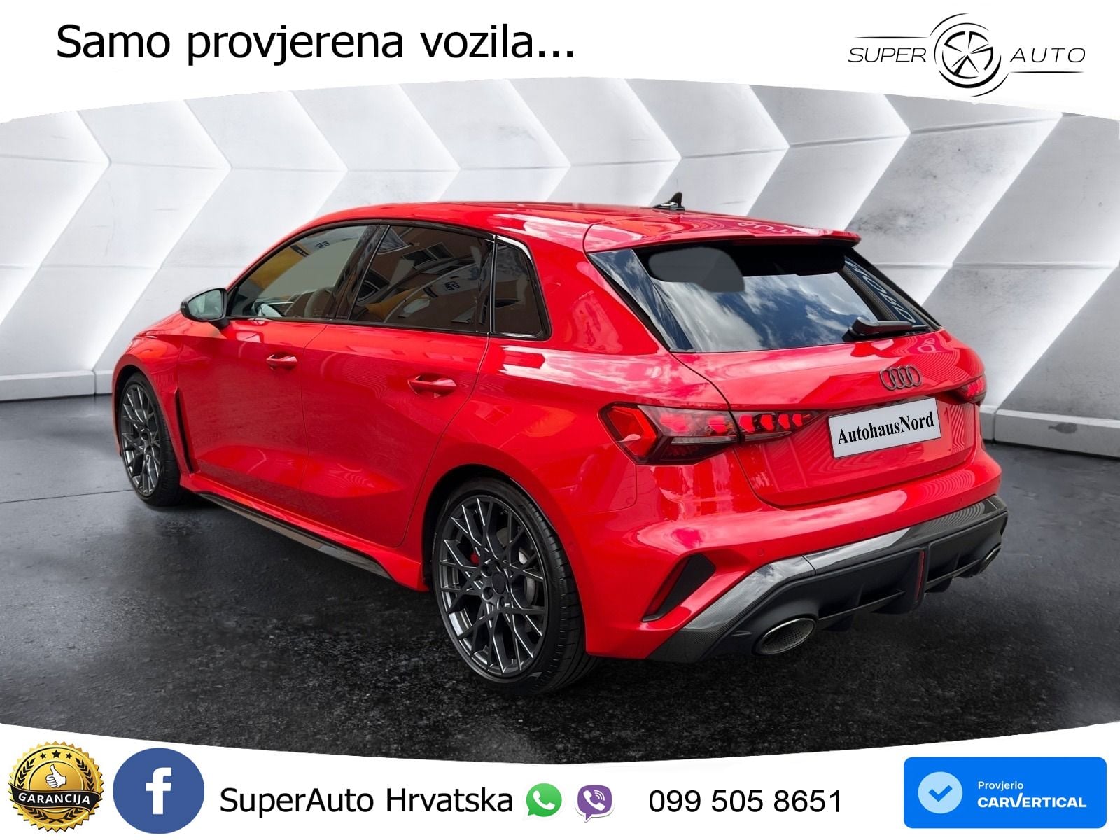 Audi RS3 Sedan 2.5 TFSI (400 KS) quattro S tronic LED+GR SJED+ACC
