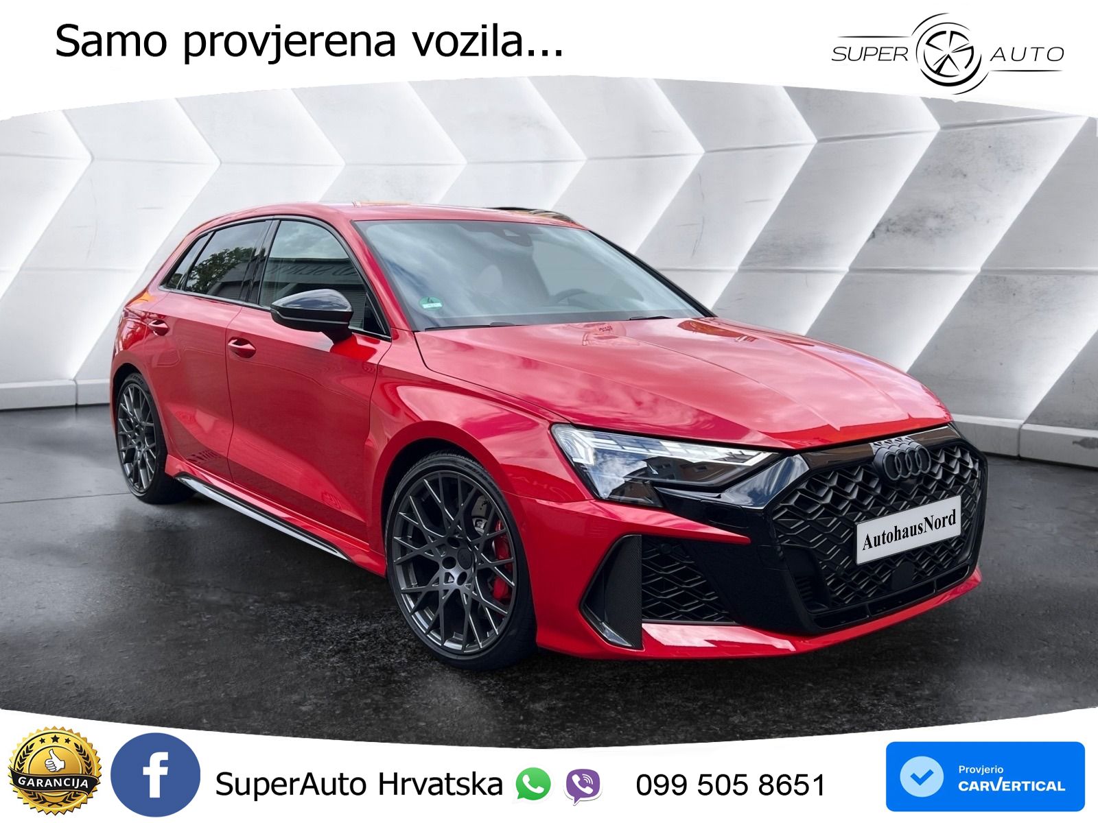 Audi RS3 Sedan 2.5 TFSI (400 KS) quattro S tronic LED+GR SJED+ACC
