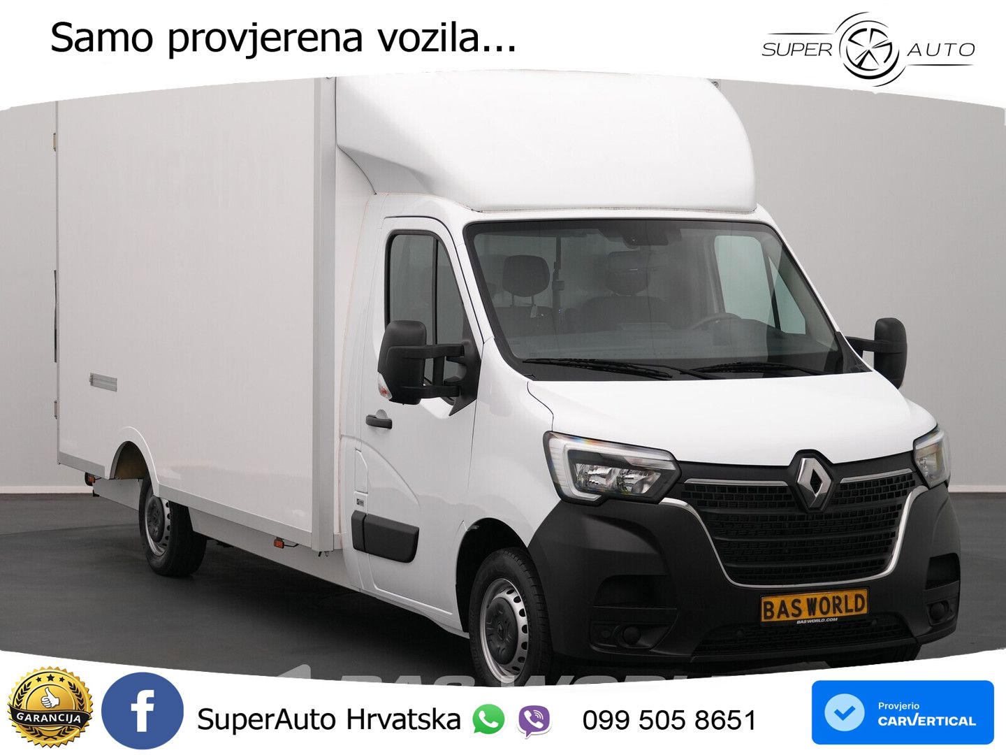 Renault Master 145PK Lowliner Bakwagen LED Navi Airco Cr 145 KS
