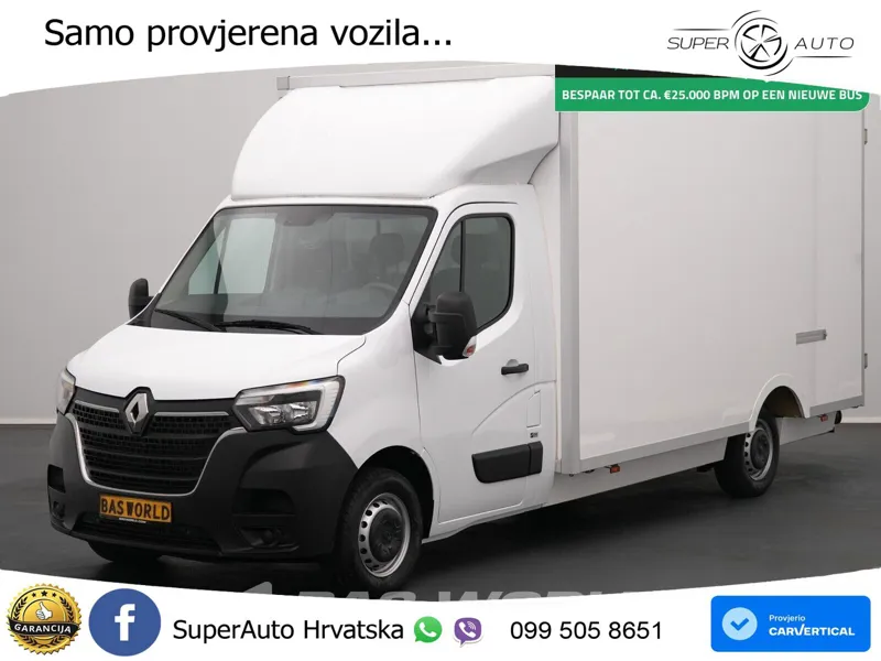 Renault Master 145PK Lowliner Bakwagen LED Navi Airco Cr 145 KS