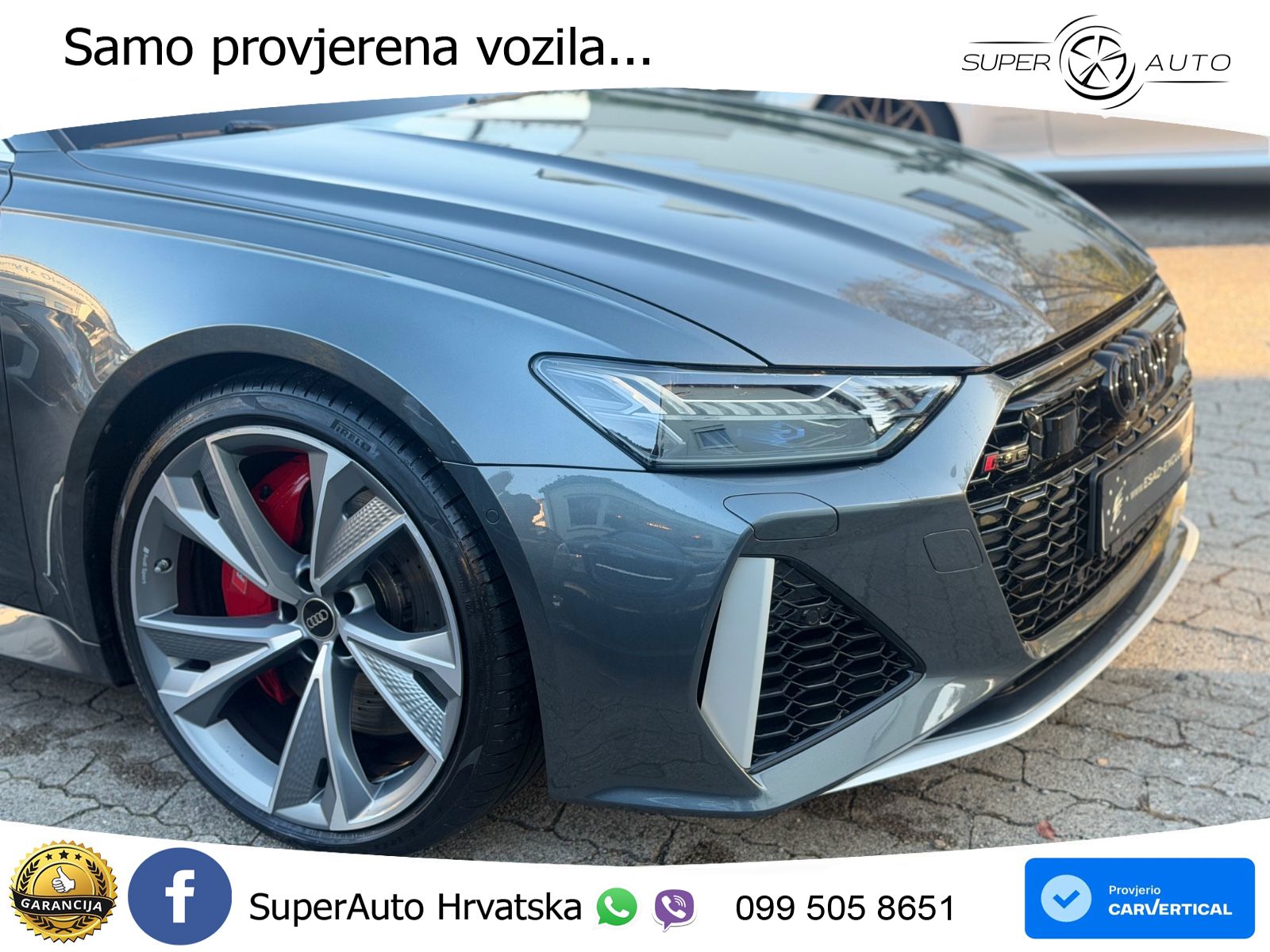 Audi RS6 Avant 4.0 TFSI V8 (600 KS) quattro Tiptronic LED+GR SJED+ACC