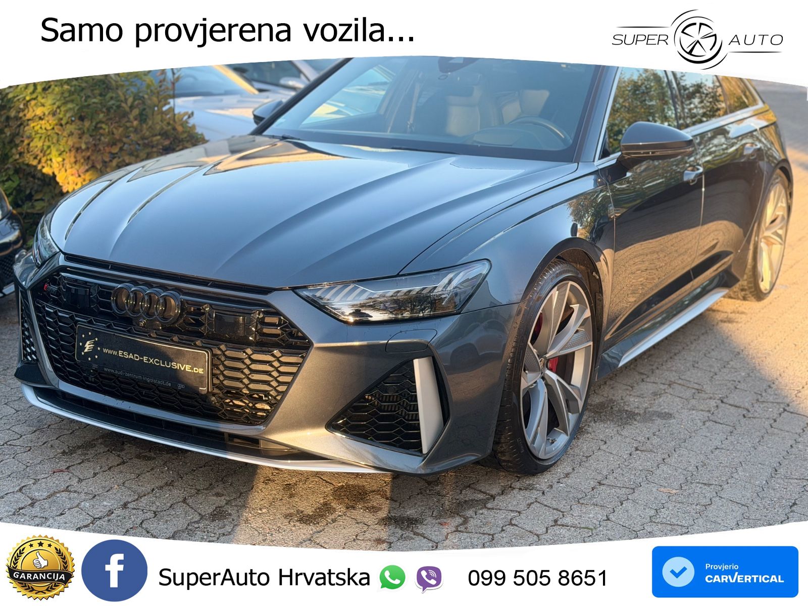 Audi RS6 Avant 4.0 TFSI V8 (600 KS) quattro Tiptronic LED+GR SJED+ACC
