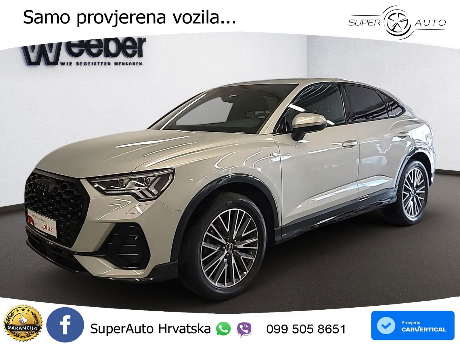 Audi Q3 II Sportback 40 TFSI (190 KS) quattro S tronic S line MATRIX+GR SJED+KAM