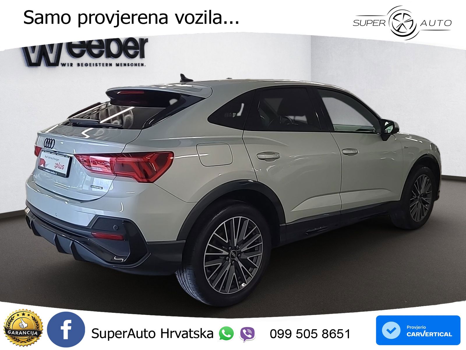 Audi Q3 II Sportback 40 TFSI (190 KS) quattro S tronic S line MATRIX+GR SJED+KAM