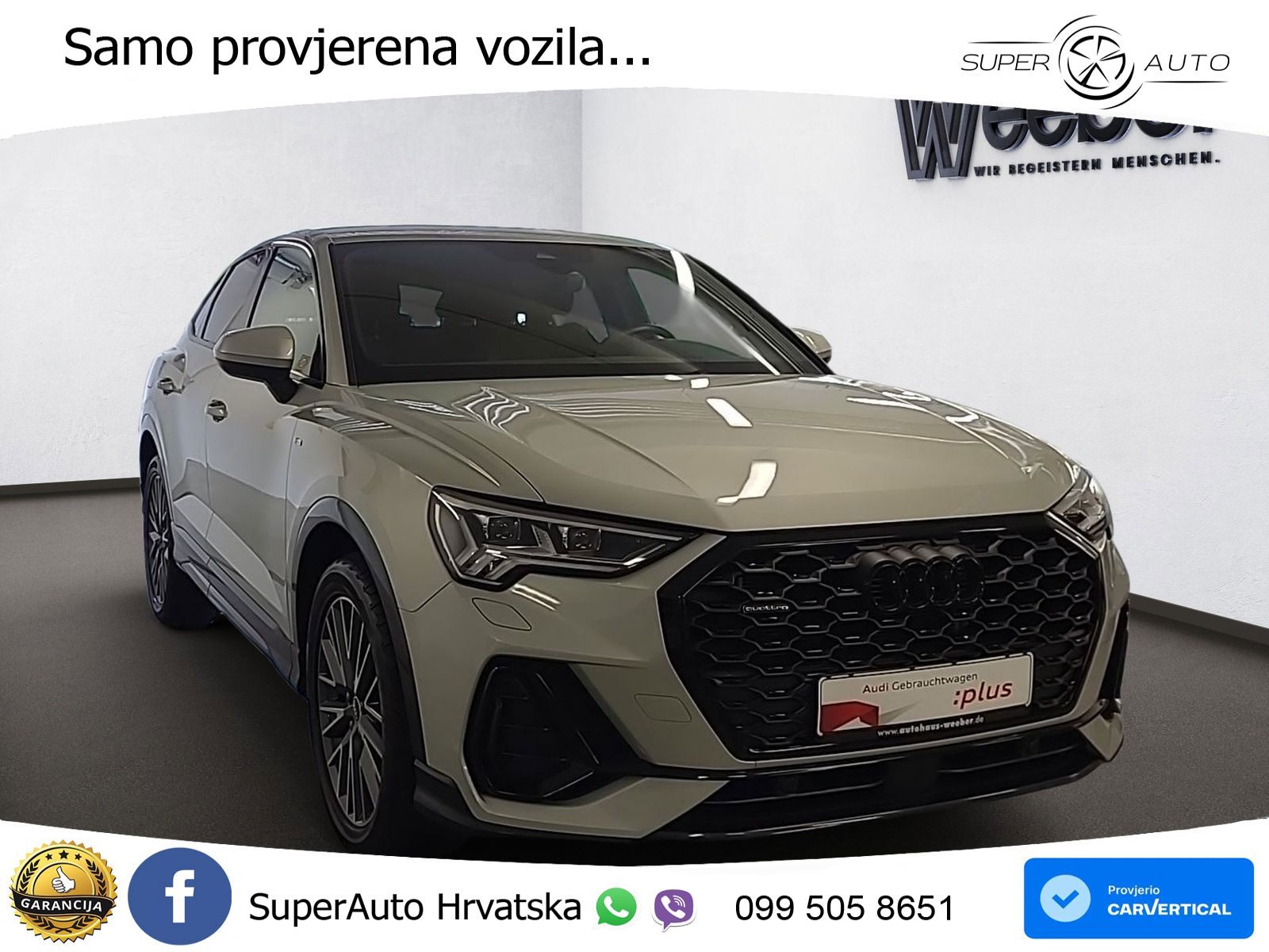 Audi Q3 II Sportback 40 TFSI (190 KS) quattro S tronic S line MATRIX+GR SJED+KAM