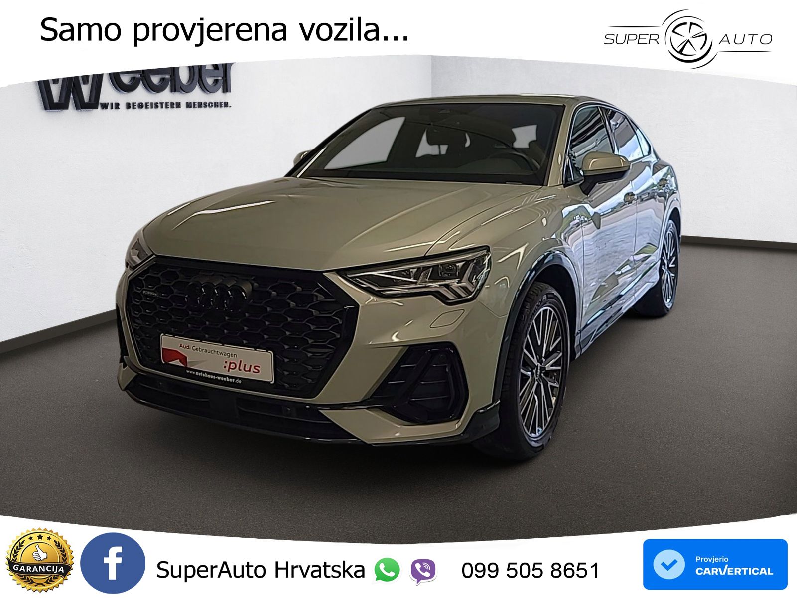 Audi Q3 II Sportback 40 TFSI (190 KS) quattro S tronic S line MATRIX+GR SJED+KAM