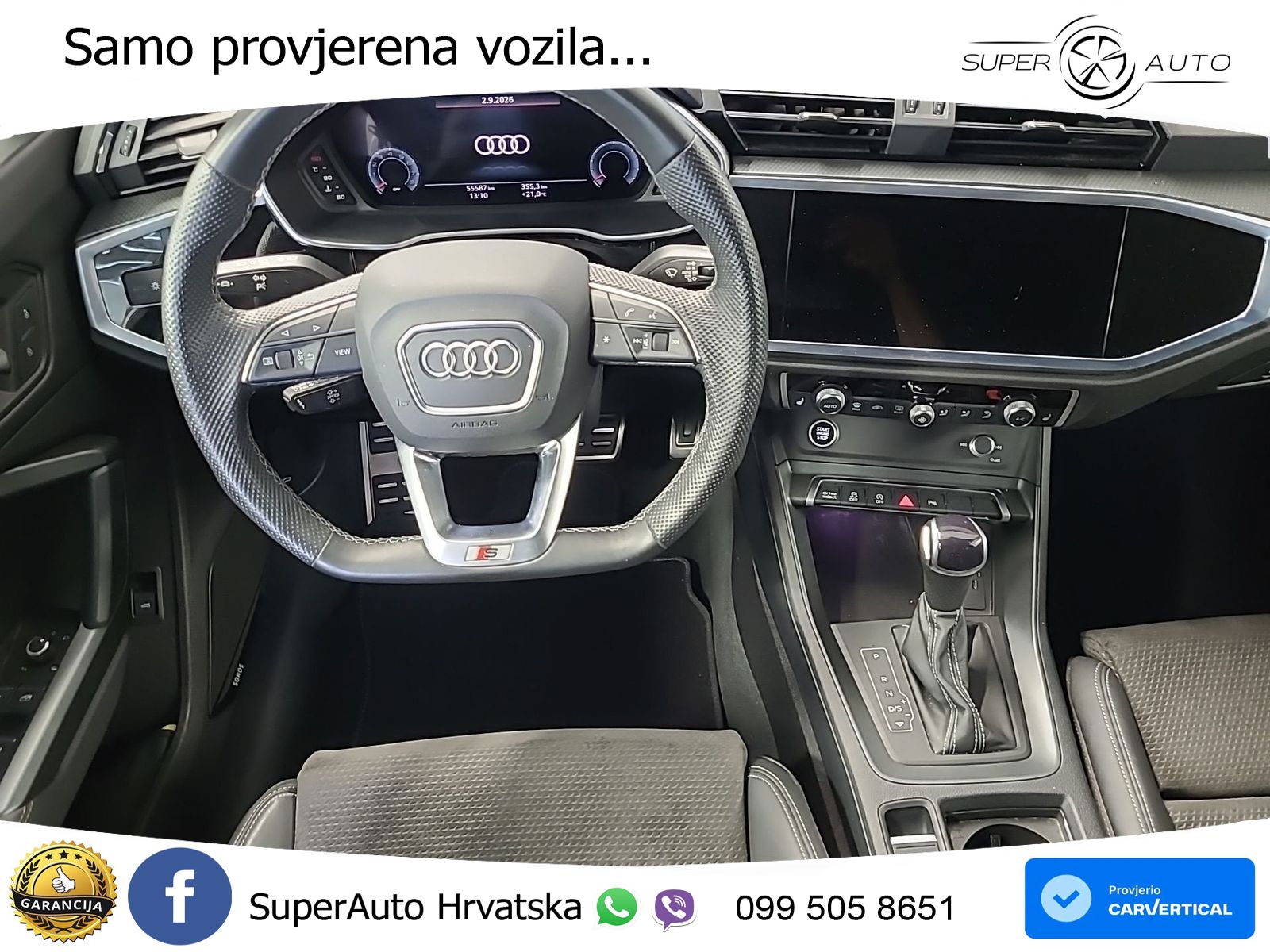 Audi Q3 II Sportback 40 TFSI (190 KS) quattro S tronic S line MATRIX+GR SJED+KAM