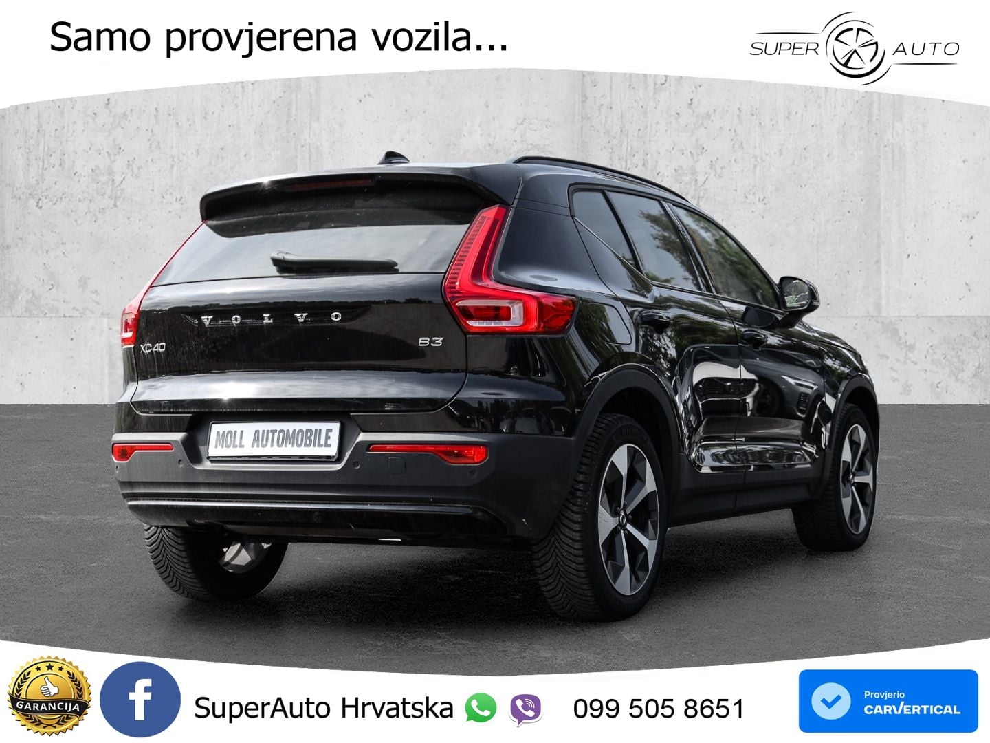 Volvo XC40 2.0 B3 163 KS Automatic LED+GR SJED+ACC
