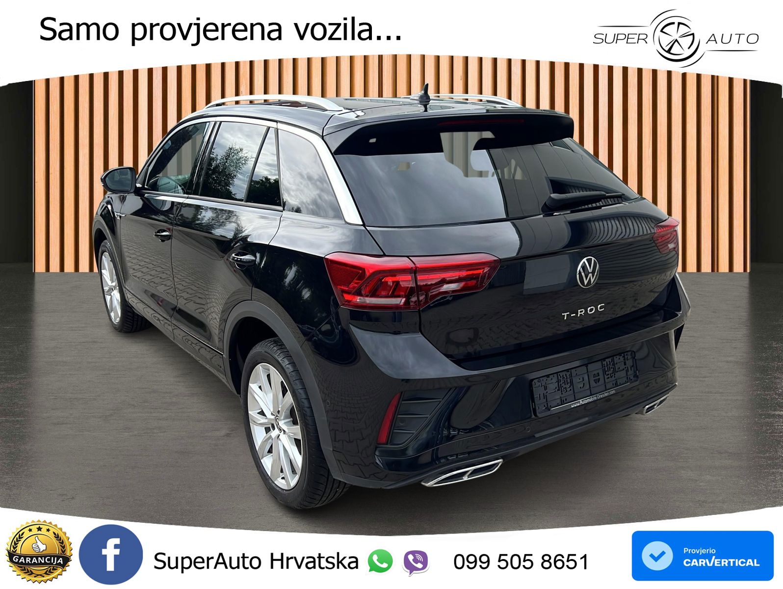 Volkswagen T-Roc 1.5 TSI (150 KS) DSG R-Line LED+GR SJED+ACC