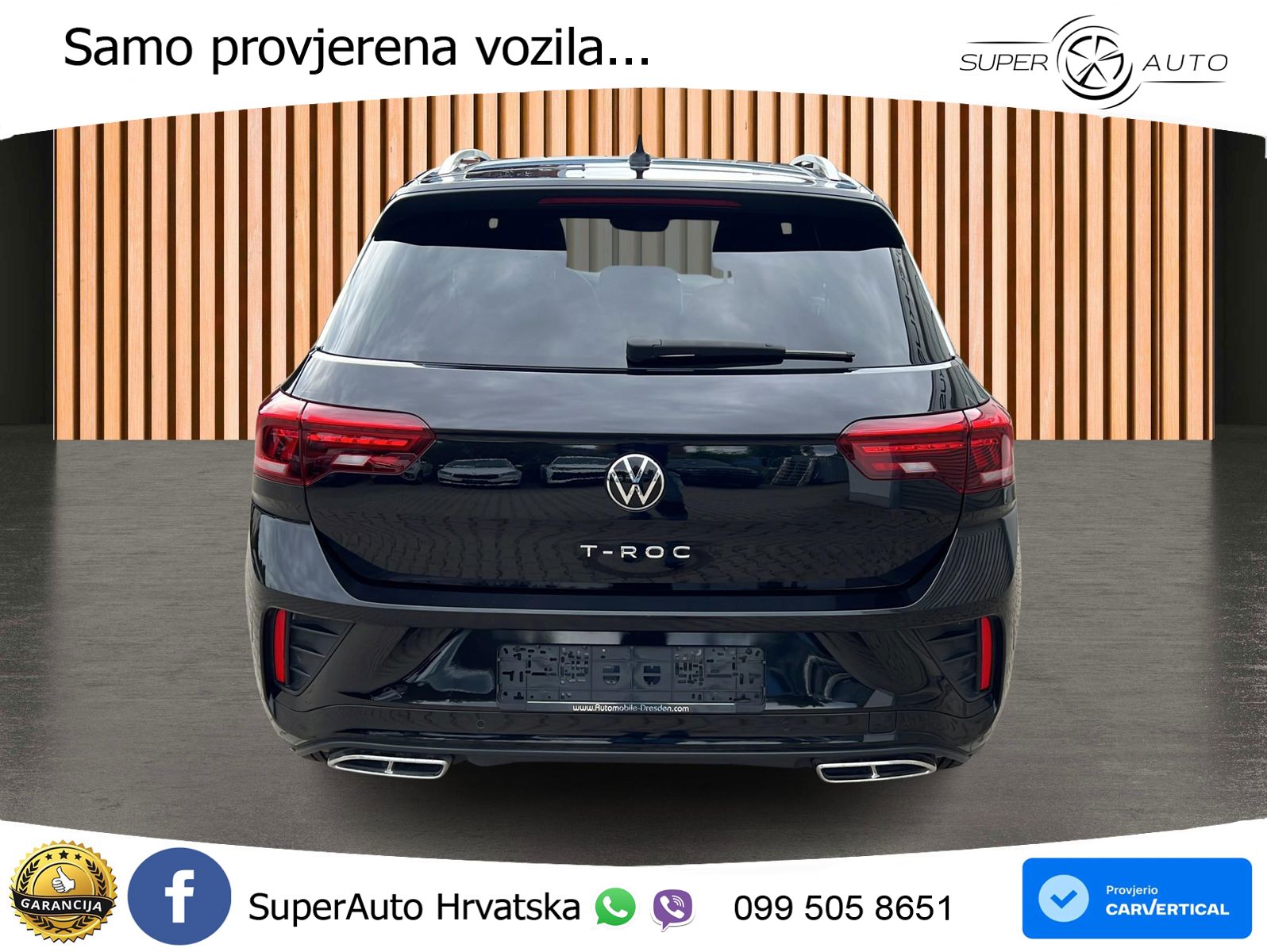 Volkswagen T-Roc 1.5 TSI (150 KS) DSG R-Line LED+GR SJED+ACC