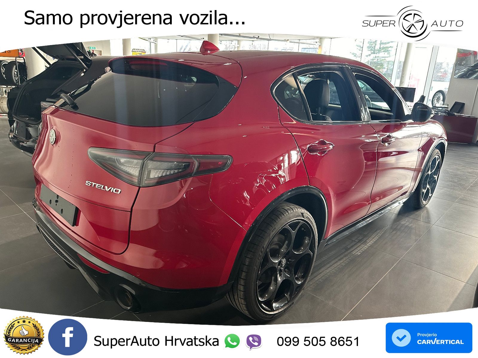 Alfa Romeo Stelvio 2.2 MultiJet II (210 KS) Q4 Automatic LED+GR SJED+ACC