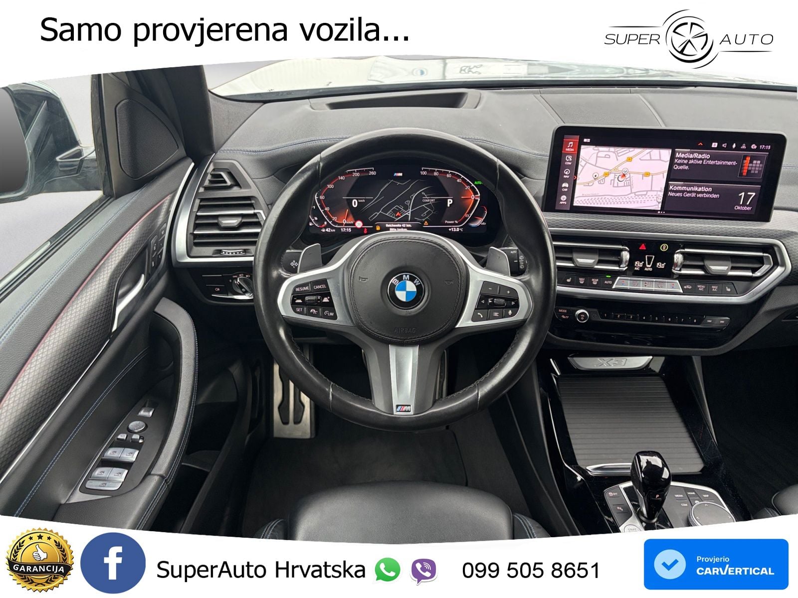 BMW X3 30i xDrive Steptronic M Sport LED+GR SJED+ACC