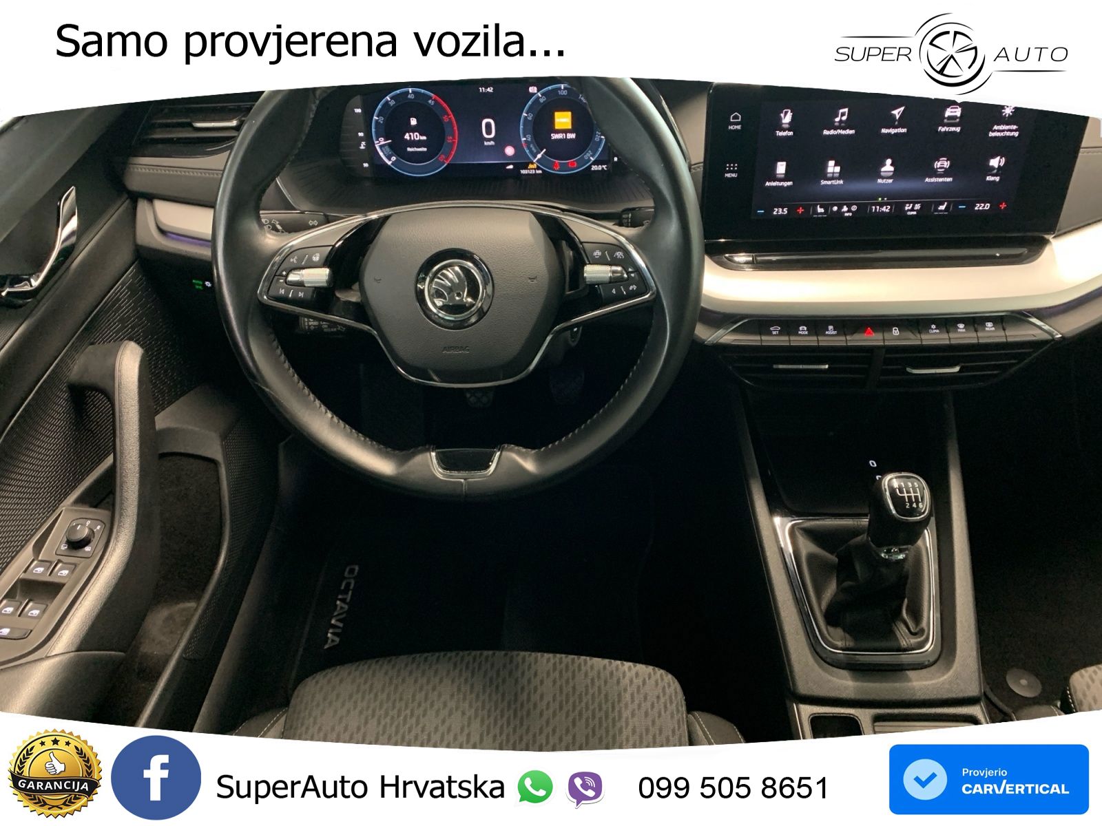 Škoda Octavia Combi 2.0 TDI (150 KS) LED+GR SJED+ACC