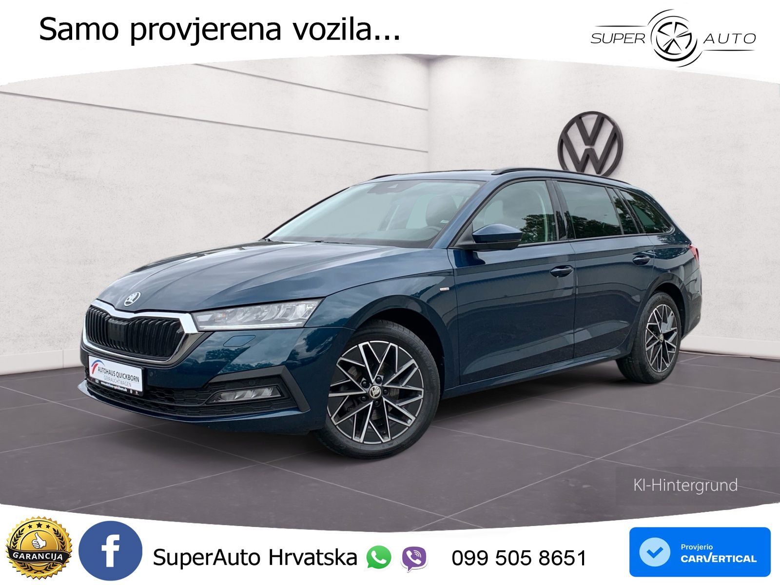 Škoda Octavia Combi 2.0 TDI (150 KS) LED+GR SJED+ACC