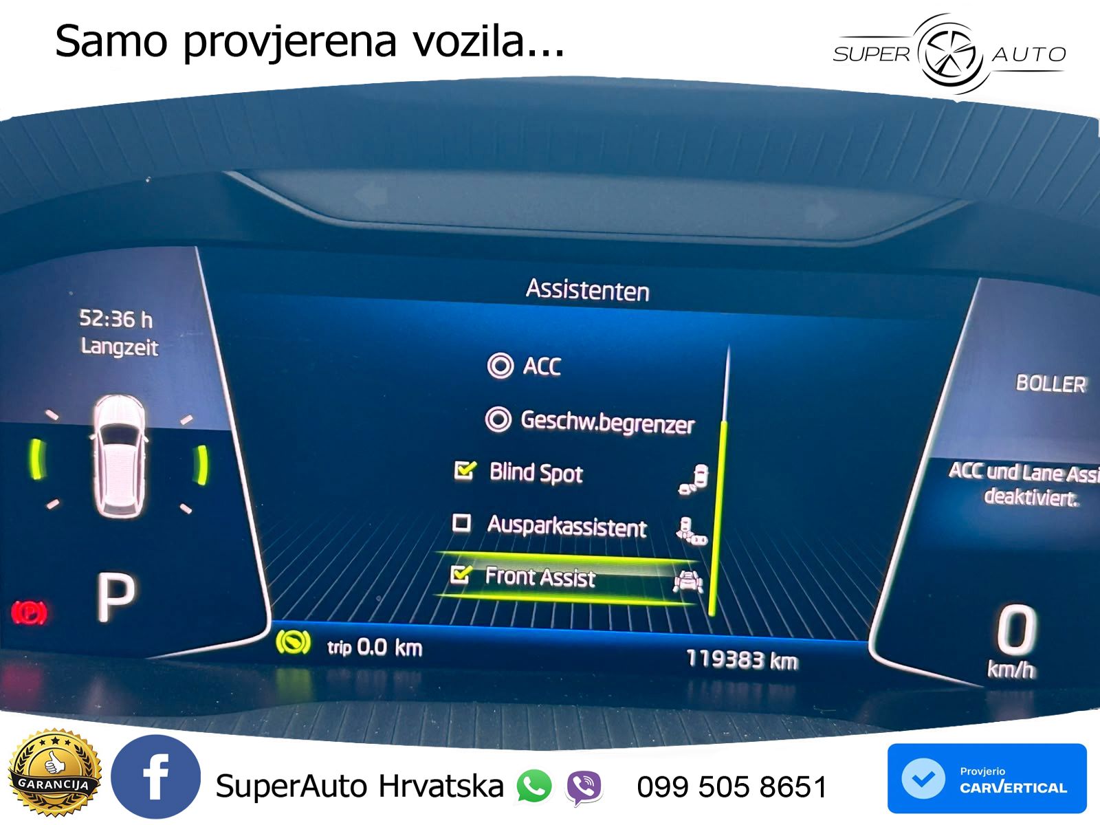 Škoda Octavia Combi 2.0 TDI (150 KS) DSG LED+GR SJED+ACC