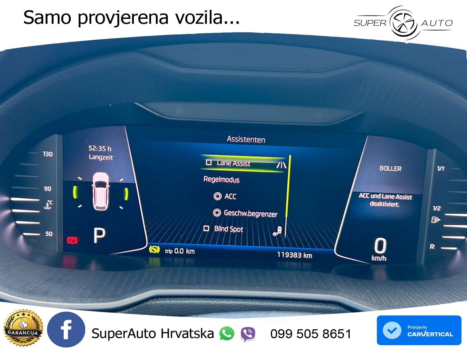 Škoda Octavia Combi 2.0 TDI (150 KS) DSG LED+GR SJED+ACC