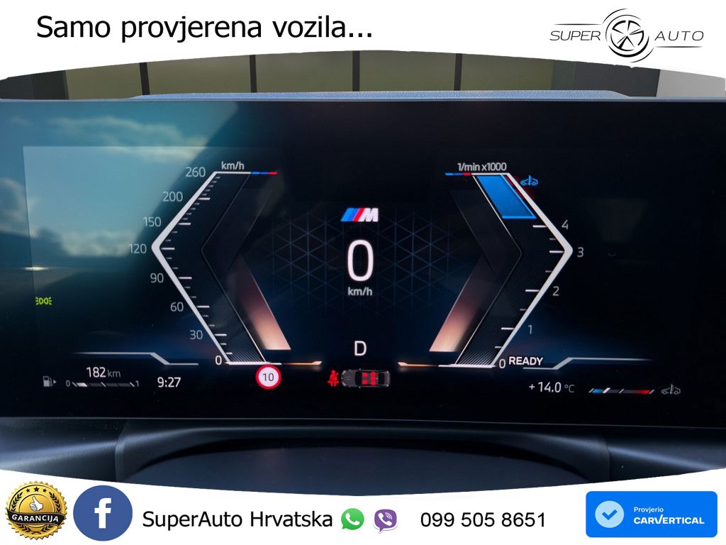BMW 320d (190 KS) Steptronic M Sport LED+GR SJED+ACC