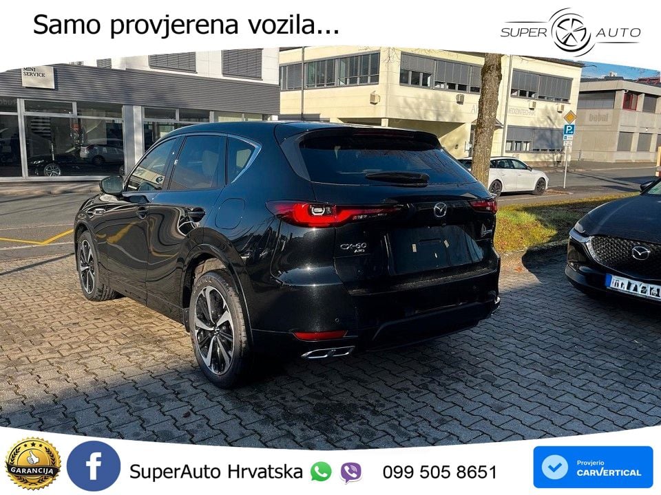 Mazda CX-60 2.5 e-Skyactiv (328 KS) AWD Automatic ACC+HEAD+4xGR SJED+360+PANO