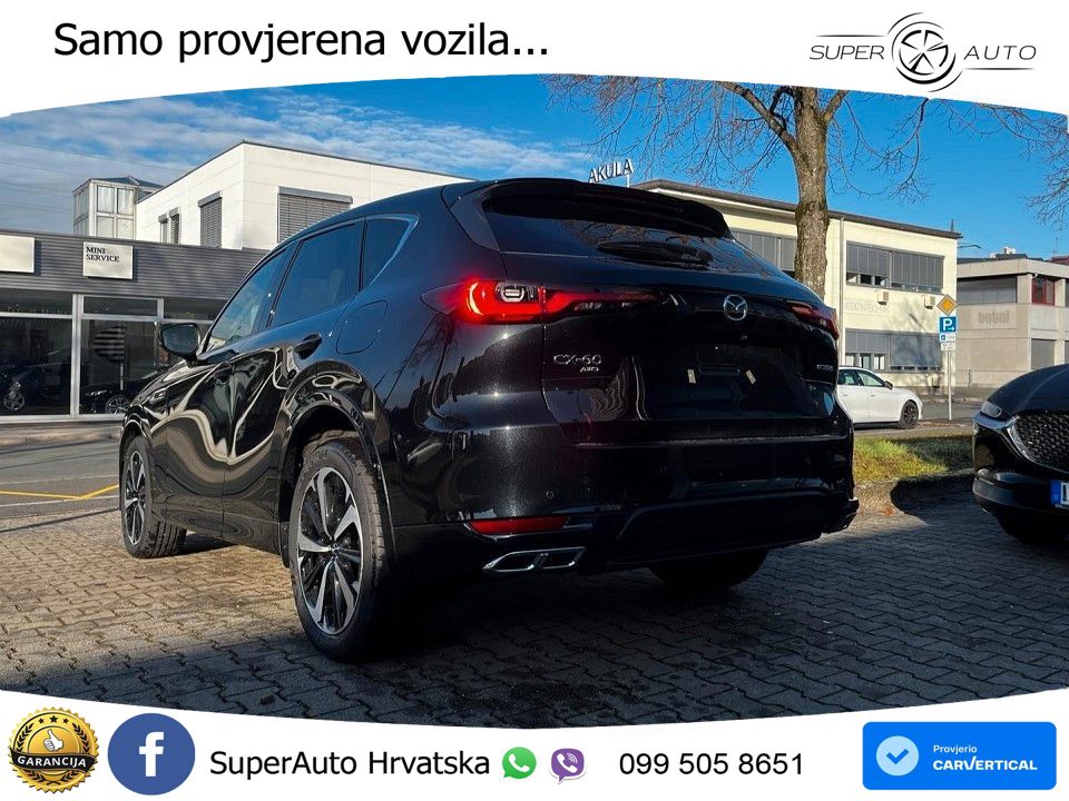 Mazda CX-60 2.5 e-Skyactiv (328 KS) AWD Automatic ACC+HEAD+4xGR SJED+360+PANO