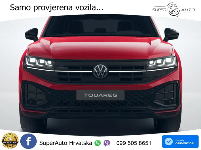 Volkswagen Touareg 3.0 V6 TDI (286 KS) 4MOTION Tiptronic R-Line ZRAČNI+ACC+4xGR SJED+KAM