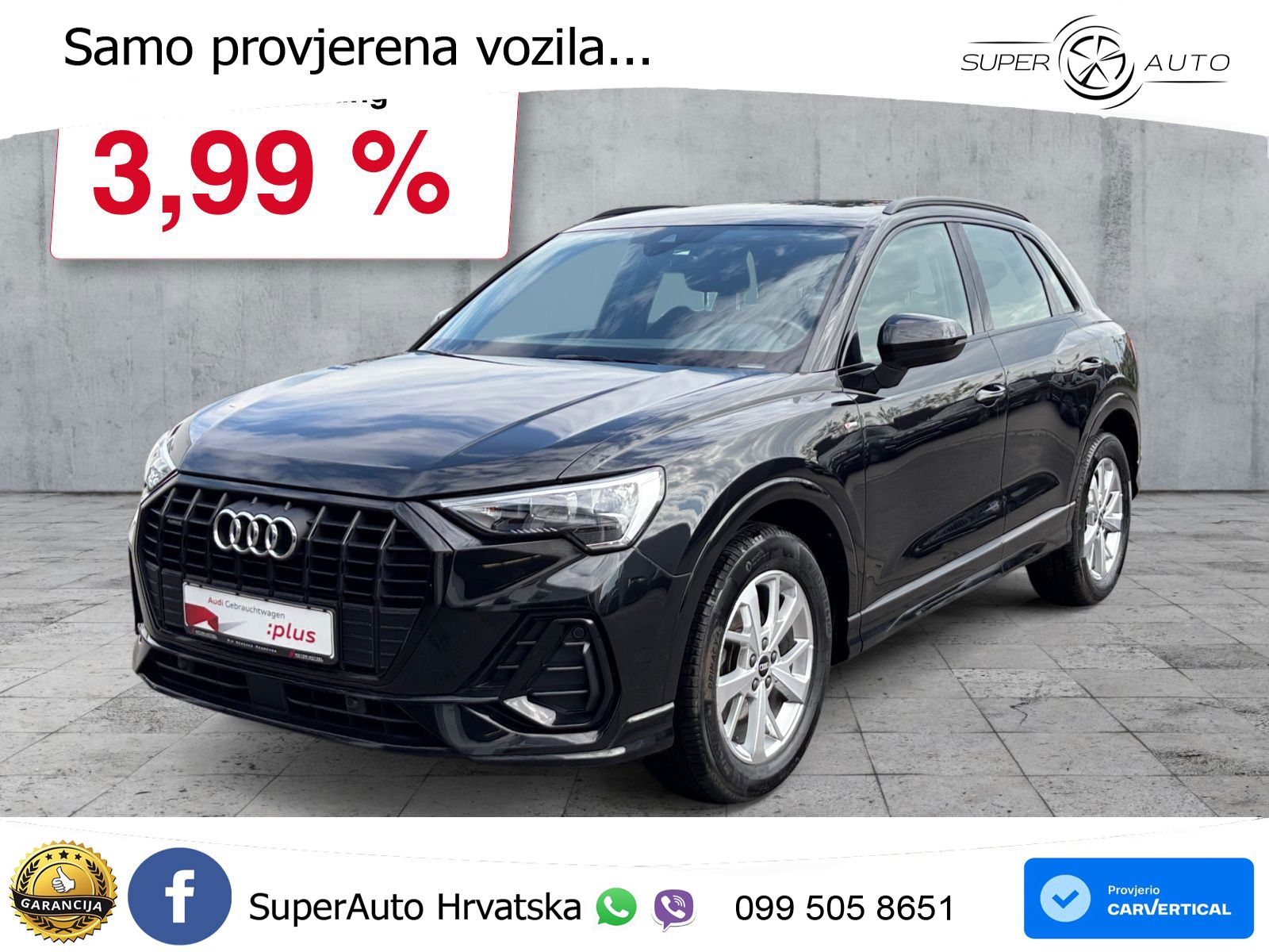 Audi Q3 35 TDI (150 KS) quattro S tronic S line